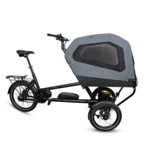 CHIKE E-Dog Elektrische Hondenbakfiets – Compacte Premium Driewieler met Kanteltechniek